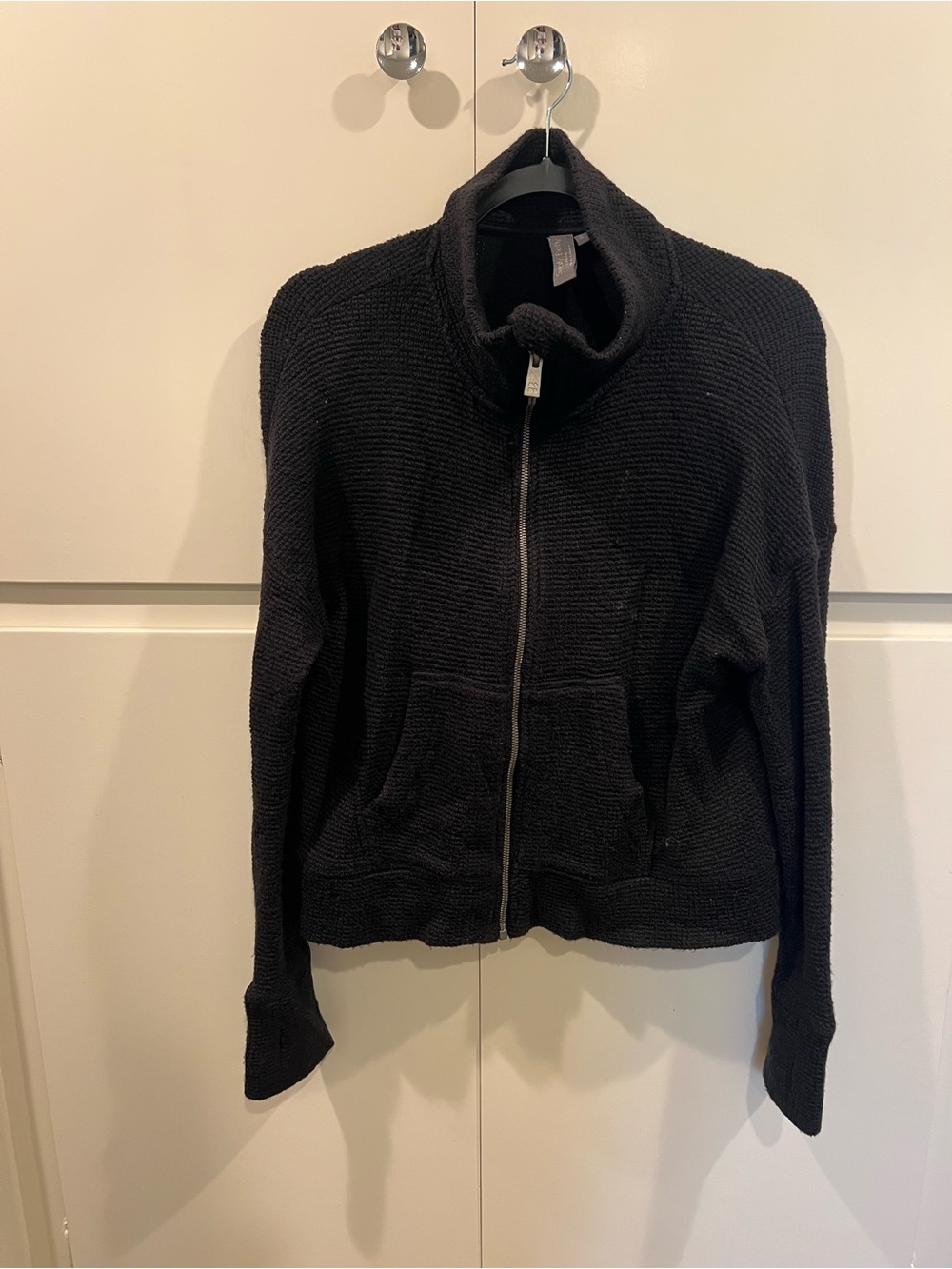 Sweaty Betty Black Full-Zip Knit Jacket